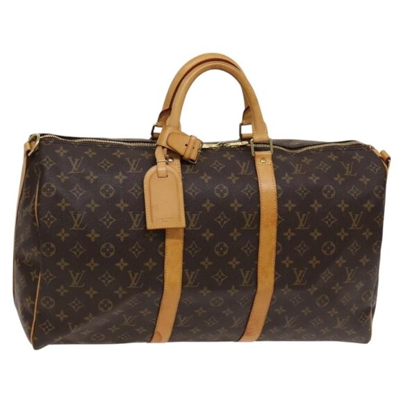 Louis Vuitton Handbags - LOUIS VUITTON Monogram Keepall Bandouliere 50 Boston Bag LV Auth